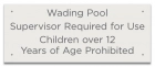 Oklahoma Wading Pool Rules Sign