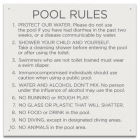 Oregon Pool Rules Sign