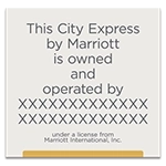 Owner/Operator Plaque