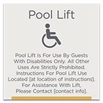 Pool Lift Rules w/ISA Symbol