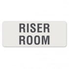 Riser Room Label