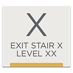 Stairway ID Sign - NYC Compliant