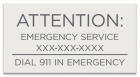 Utah Emergency Pool Sign