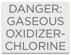 Virginia Danger Gaseous Chlorine Sign