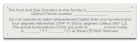 Washington DC Spa Operator and Temperature Sign