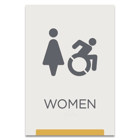 Women Sign w/Female & Dynamic ISA Symbol