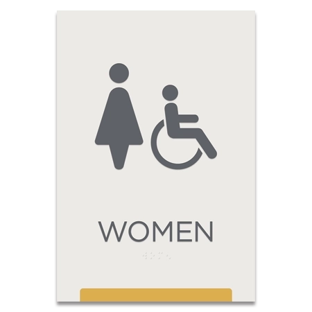 Women Sign w/Female & ISA Symbols