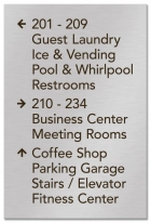 12-Line Directional Sign