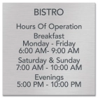 12-Line General Information Sign