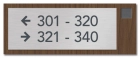 2-Line Directional Sign