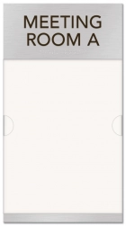 2-Line Meeting Room Sign w/Window
