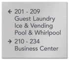 6-Line Directional Sign