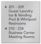 8-Line Directional Sign