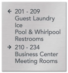 8-Line Directional Sign