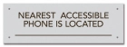 Accessible Phone Location Sign