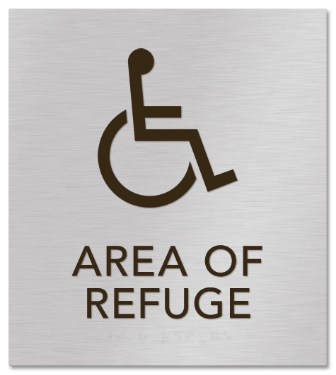 Area of Refuge Sign - ISA Symbol