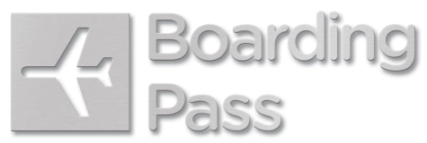 Boarding Pass Sign