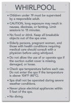 British Columbia Whirlpool Rules Sign