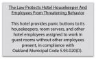 CA Housekeeper Protection Notice  - 3 Pack - Celtec