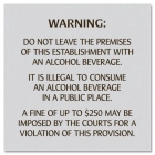 Colorado Alcohol Fine Warning Sign