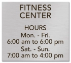 Common Room Sign w/Hours