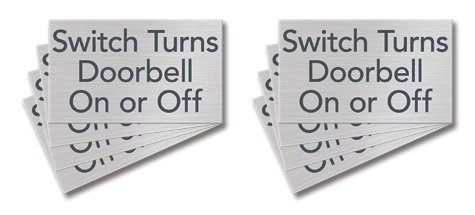 Doorbell Sign - 8 Pack