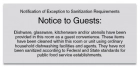 Exception to Sanitization - Florida Code