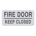 Fire Door - Keep Closed Label - 4 Pack