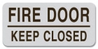 Fire Door - Keep Closed Label - 4 Pack