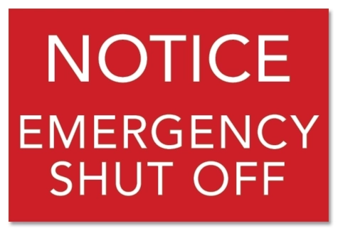 Fire Pit Notice Sign