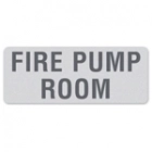 Fire Pump Room Label