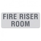 Fire Riser Room Label