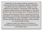 Illinois Beach Admission Rules Sign