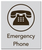 Illinois Emergency Phone Sign