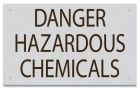 Indiana Hazardous Chemicals Sign