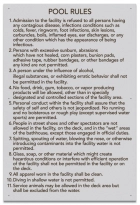 Kentucky Pool Rules Sign