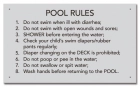 MAHC Pool Hygiene Rules Sign