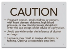 Minnesota Spa Rules Sign