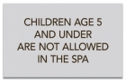 Montana No Children Allowed In Spa Sign