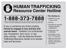 New York Code - Human Trafficking Notice - (Hilton Standard)