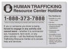 New York Human Trafficking Notice Sign