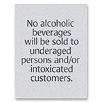 No Alcoholic Beverages To Be Sold - AL Code