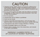 North Carolina Spa Rules Sign