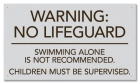 Ohio No Lifeguard Sign