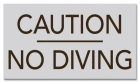 Ontario Canada No Diving Sign