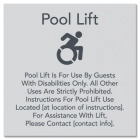 Pool Lift Rules w/Dynamic ISA Symbol - Large