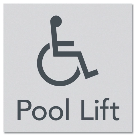 Pool Lift w/ISA Symbol - Large