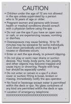 Province Spa Rules Sign - Ontario Compliant: Canada