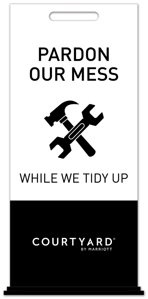 Renovation Free-Standing Floor Sign