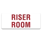 Riser Room Label